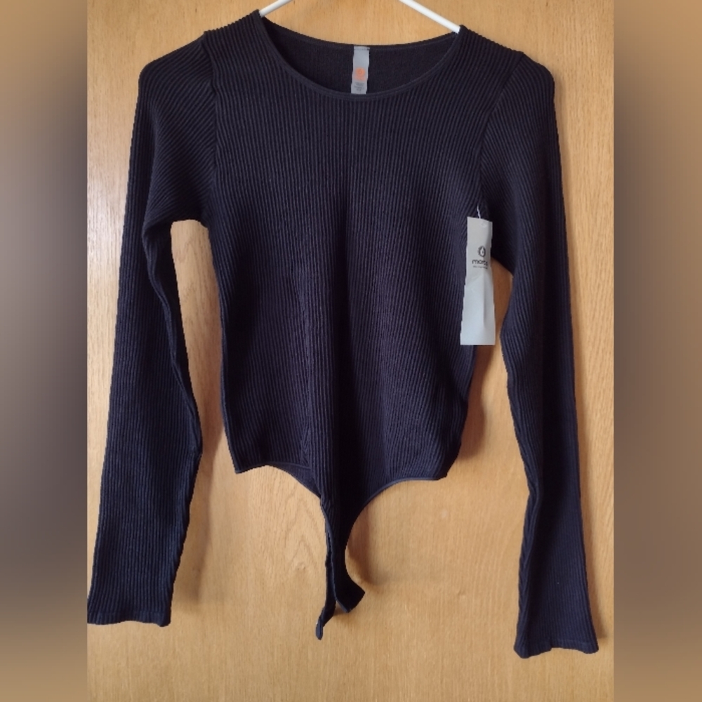 Mono B Ribbed Bodysuit Size Medium